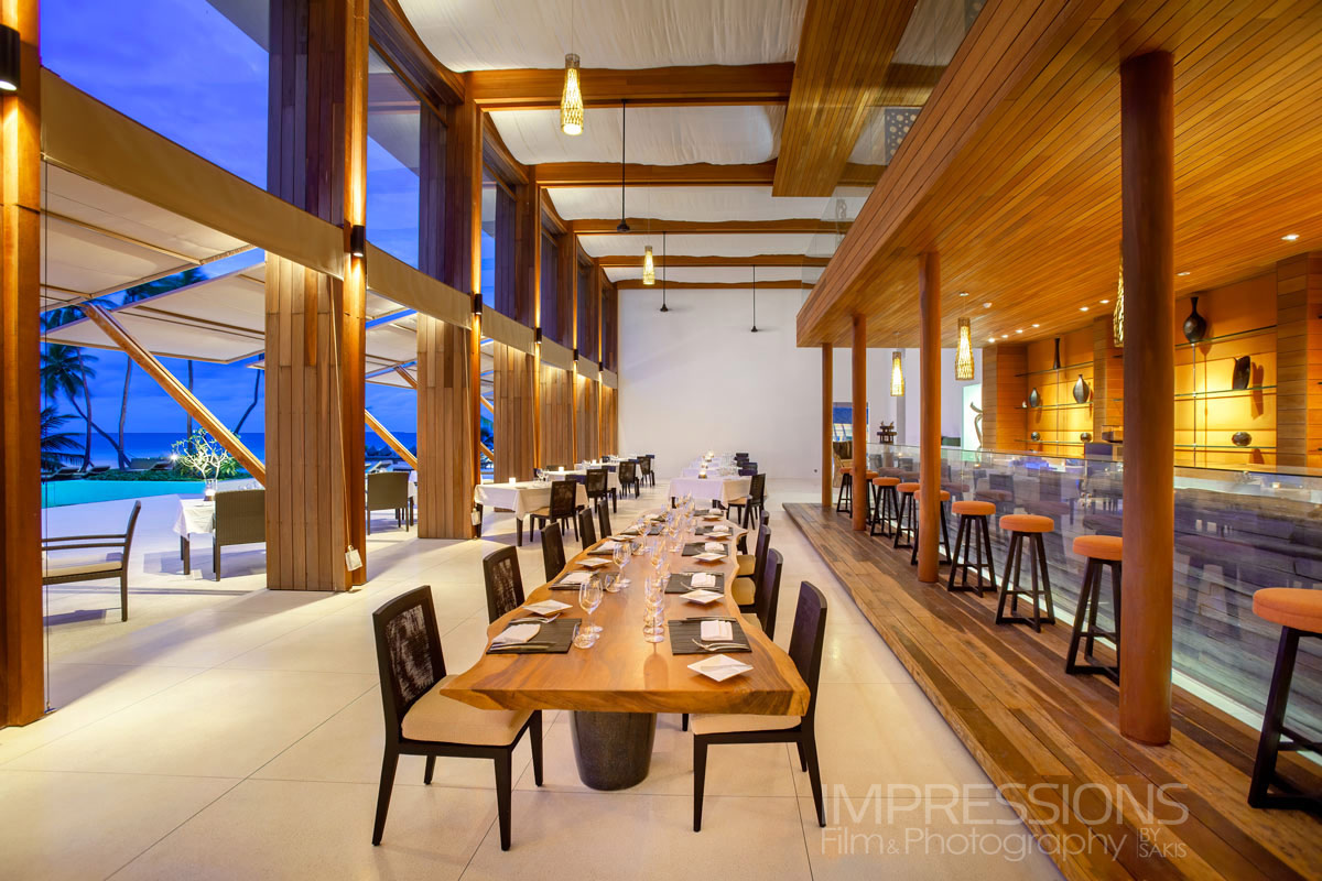 Luxury Hotel restaurant Interior Photography