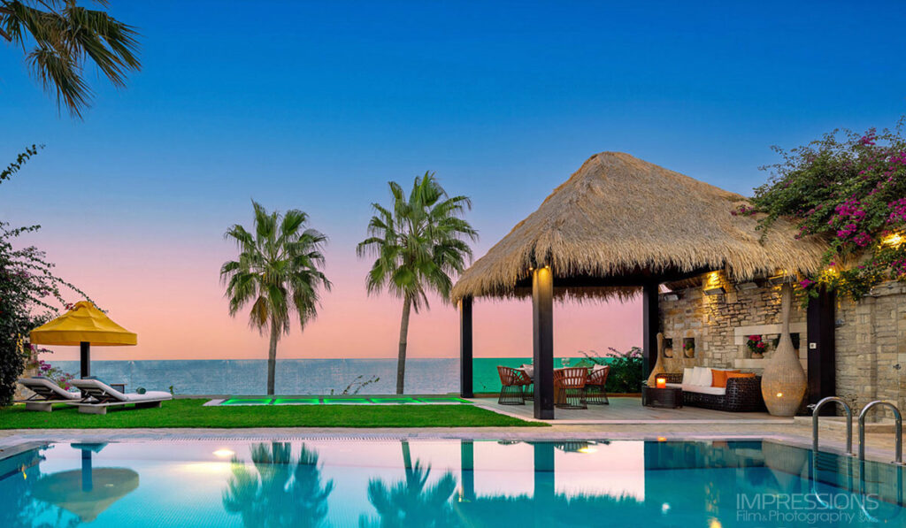 luxury private villa photographer greece