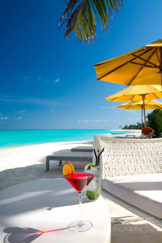 luxury resort beverage photography niyama maldives