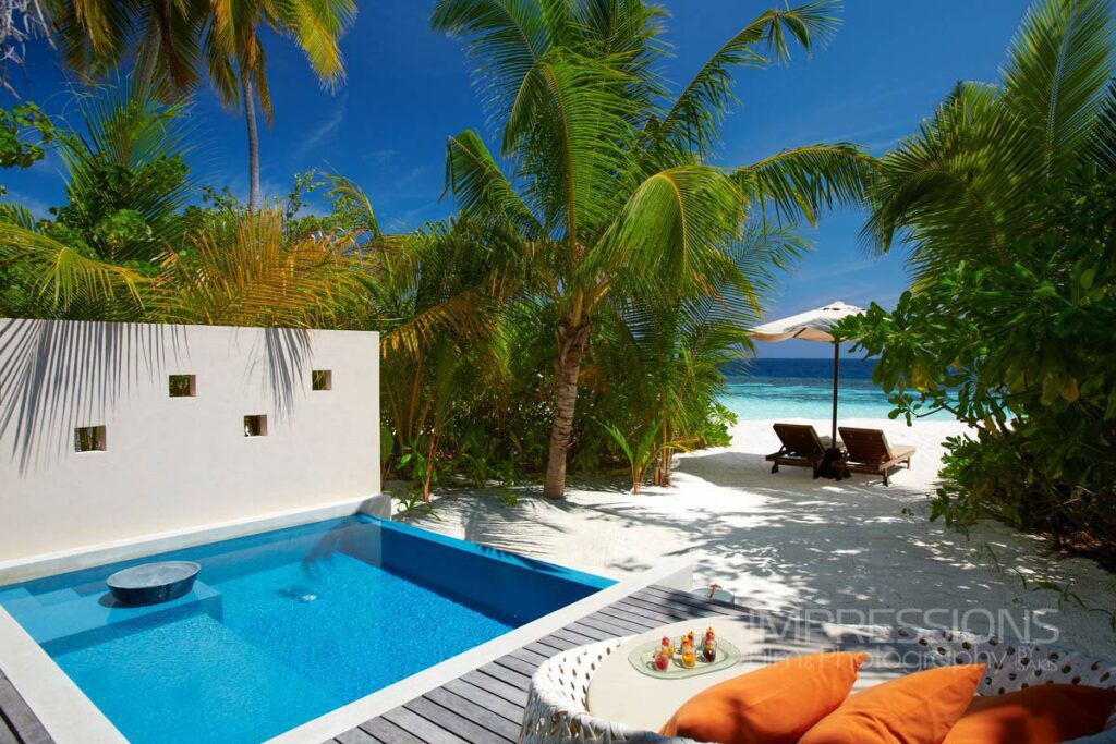 luxury resort photography huvafen fushi beach villa architecture