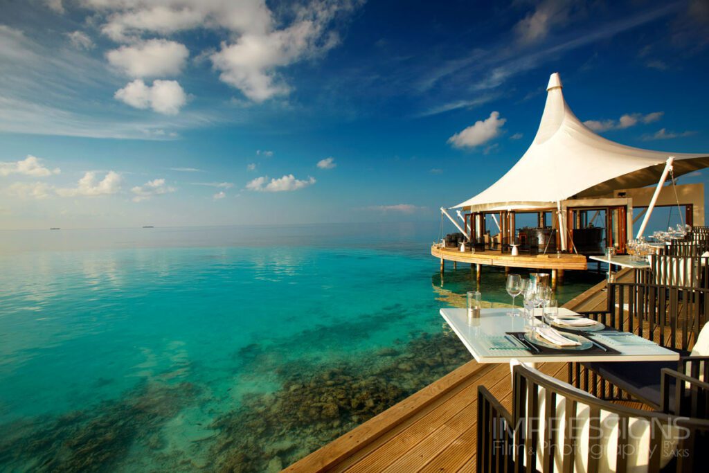 luxury resort photography niyama maldives dining