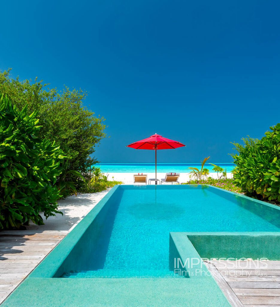 luxury resort pool architecture niyama maldives suite