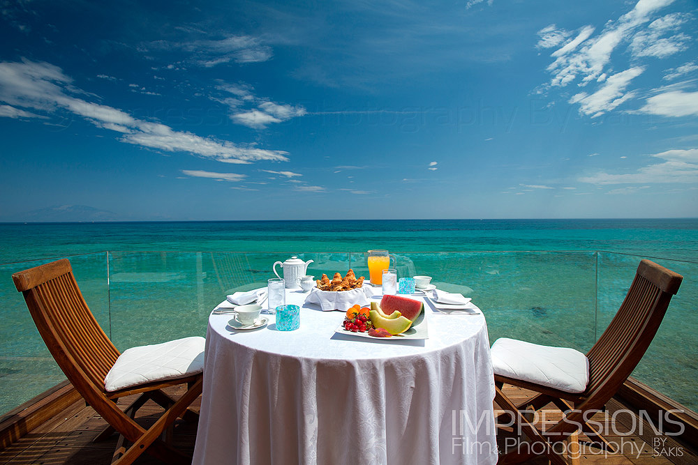 Breakfast with a view at Porto zante