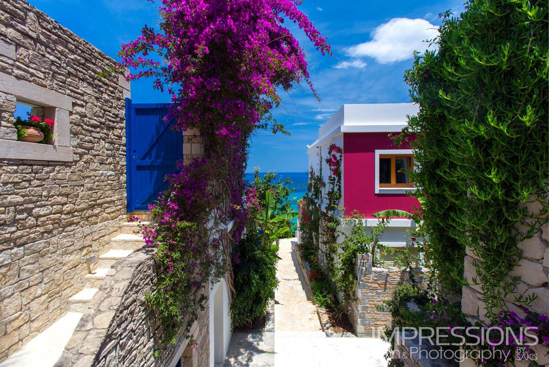 Greece Luxury hotel Exterior Photography Porto Zante Villas & Spa. Hotel gardens and surroundings