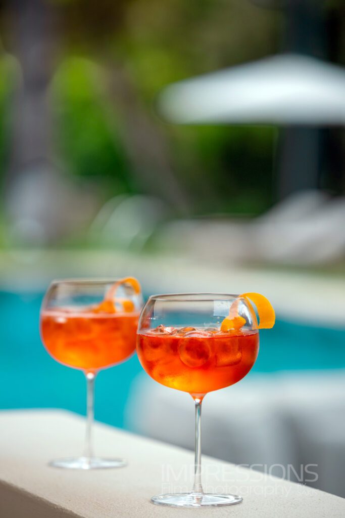 luxury villa spetses cocktails