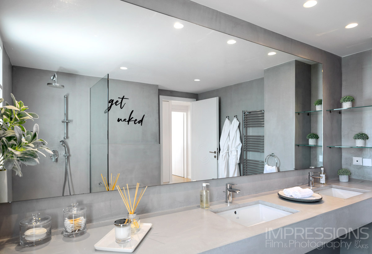 luxury villa spetses greece interior photography