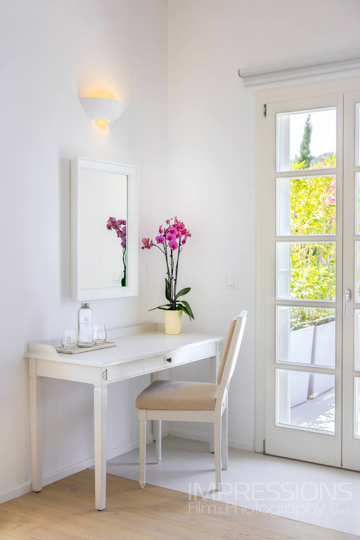 luxury villa spetses greece interior photography design