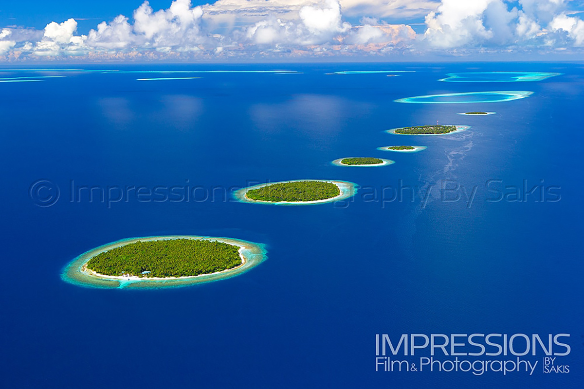 maldives photography baa atoll aerial view islands