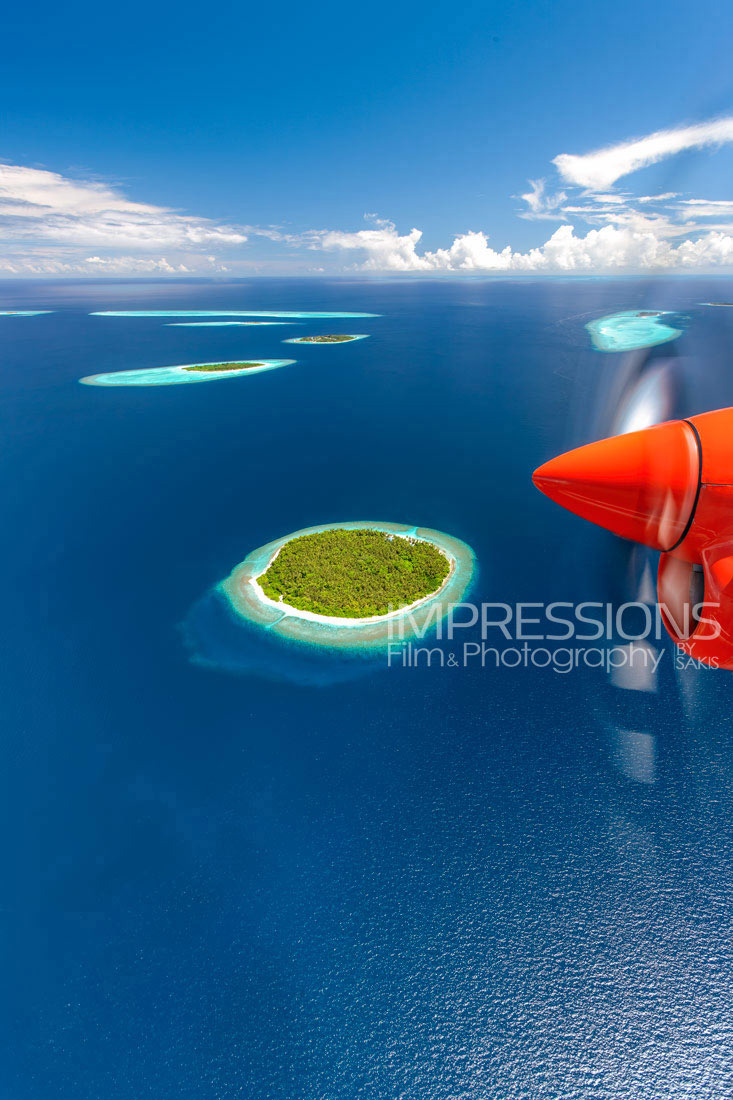 maldives photography baa atoll aerial view islands