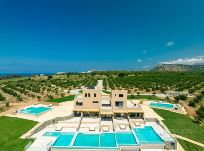 multi villa complex architecture photography crete greece