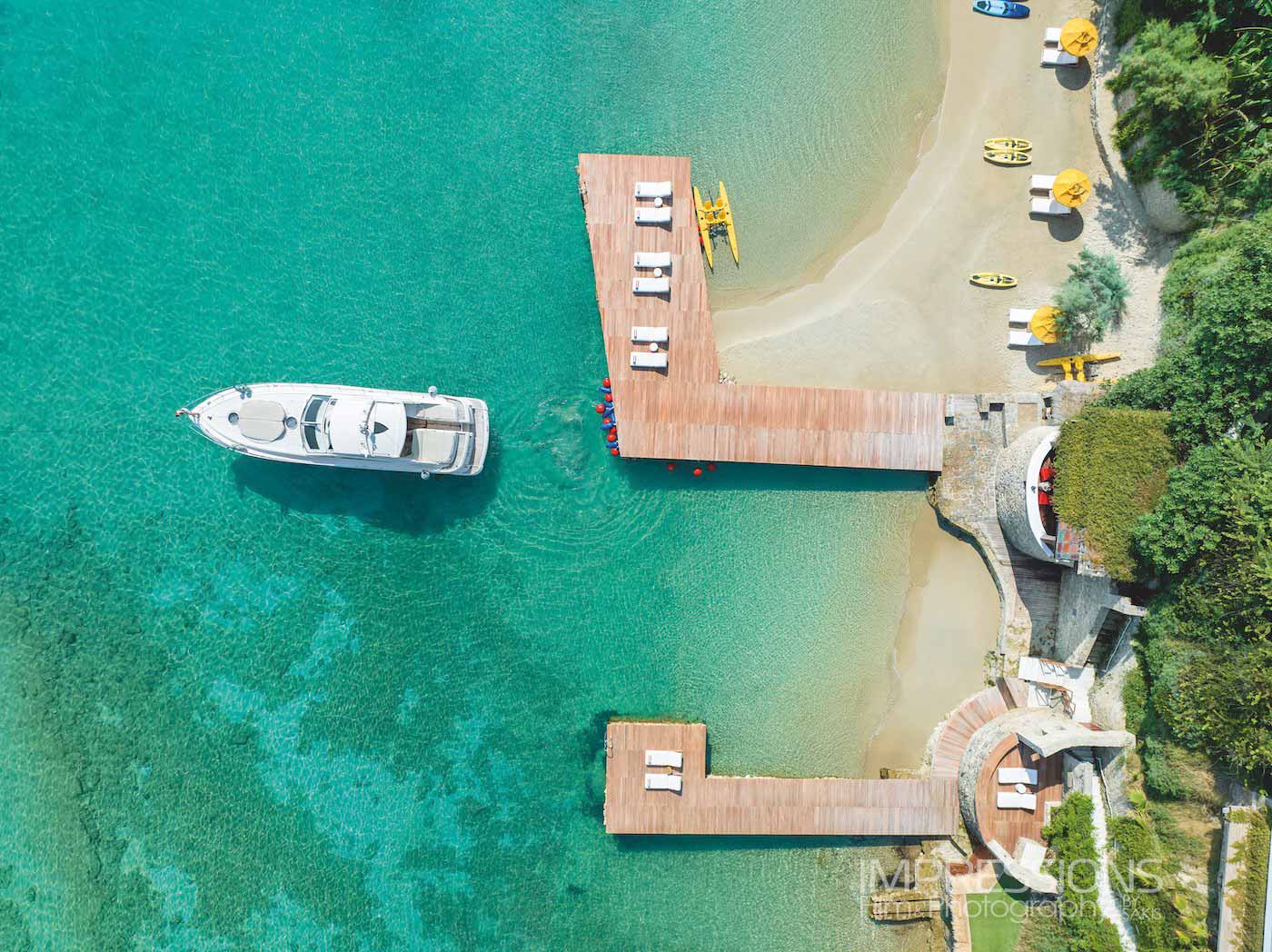 porto zante drone architecture pier yacht beach layout greece