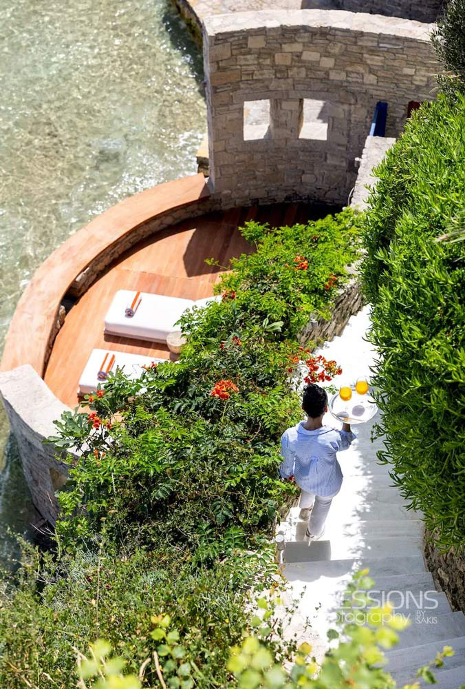 porto zante luxury service dining villa greece