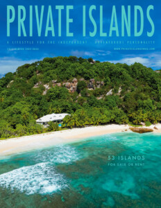 latest publications Private Islands Cover. Photography by Sakis Papadopoulos
