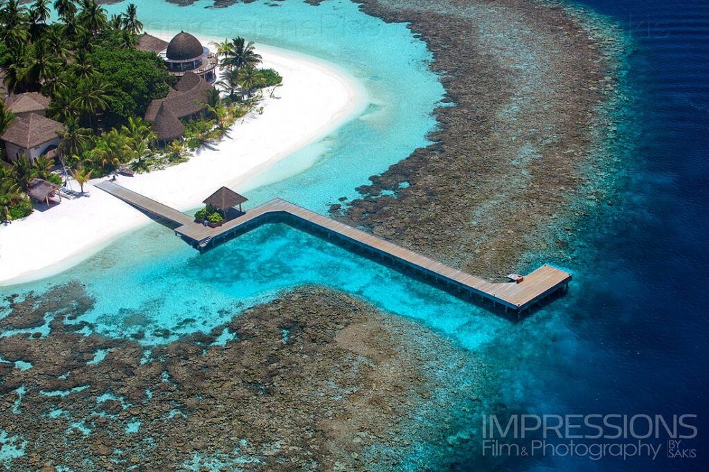 maldives aerial drone photography professional luxury resort photographer