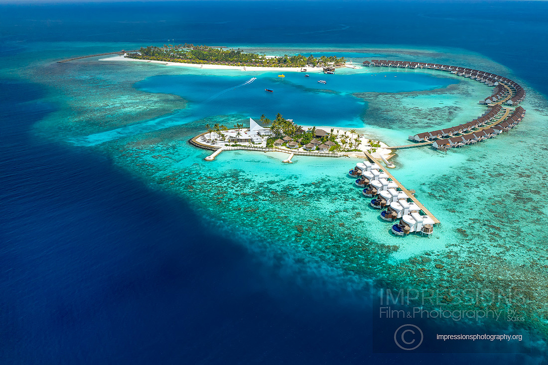 resort aerial photography - hotel aerial photography Maldives