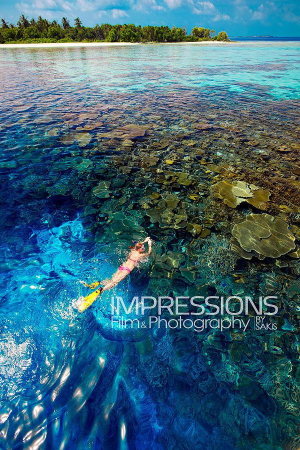 snorkeling in Baa atoll Maldives