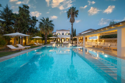 spetses greece luxury villa photography case study