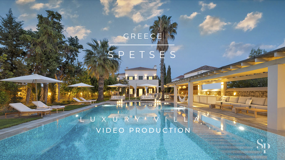spetses luxury villa video production