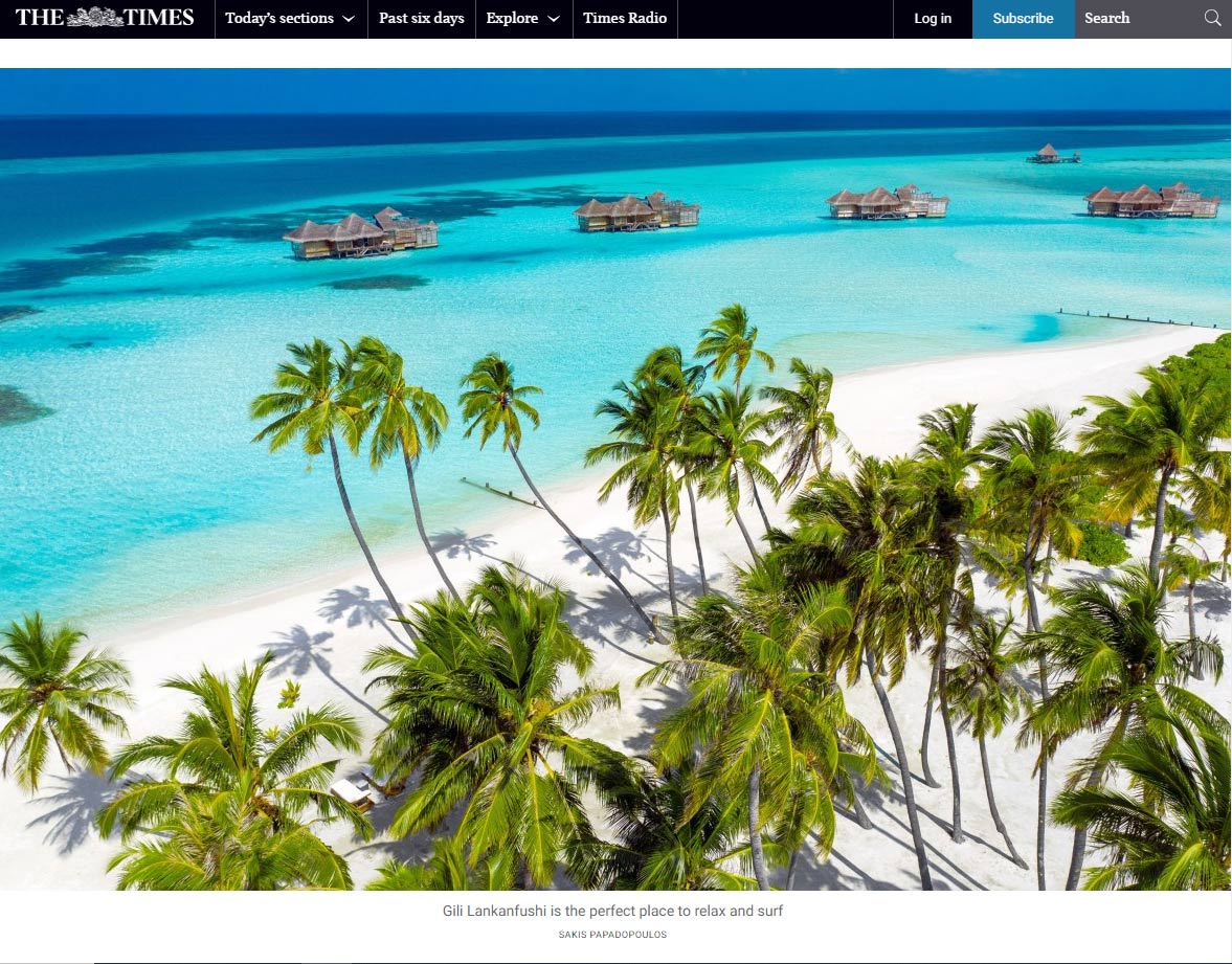 sunday times publication luxury hotel photo by sakis papadopoulos gili lankanfushi