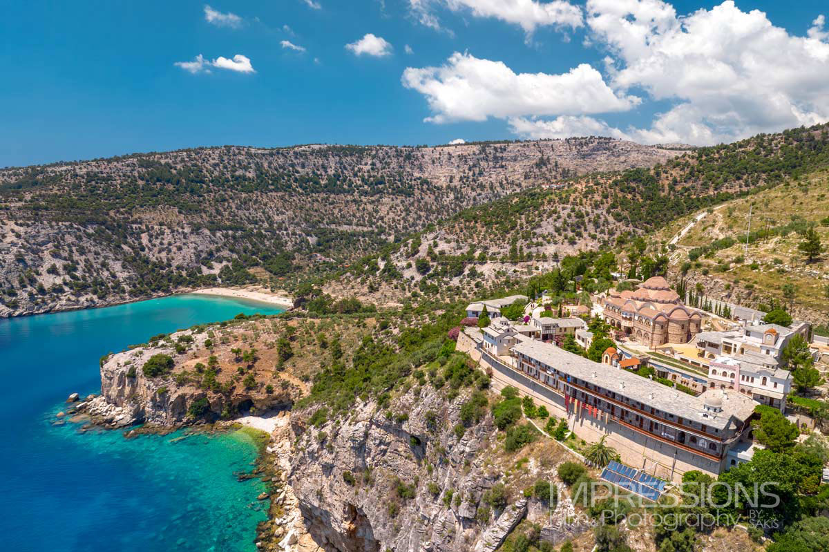 thassos drone monastery saint archangel michael