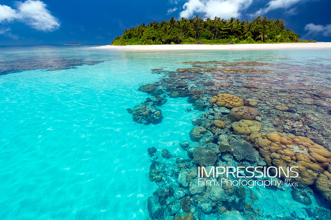 A paradisiacal island in Baa Atoll Maldives