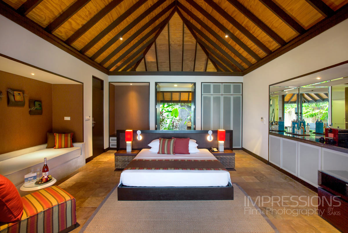 velassaru resort interior photography villa bedroom