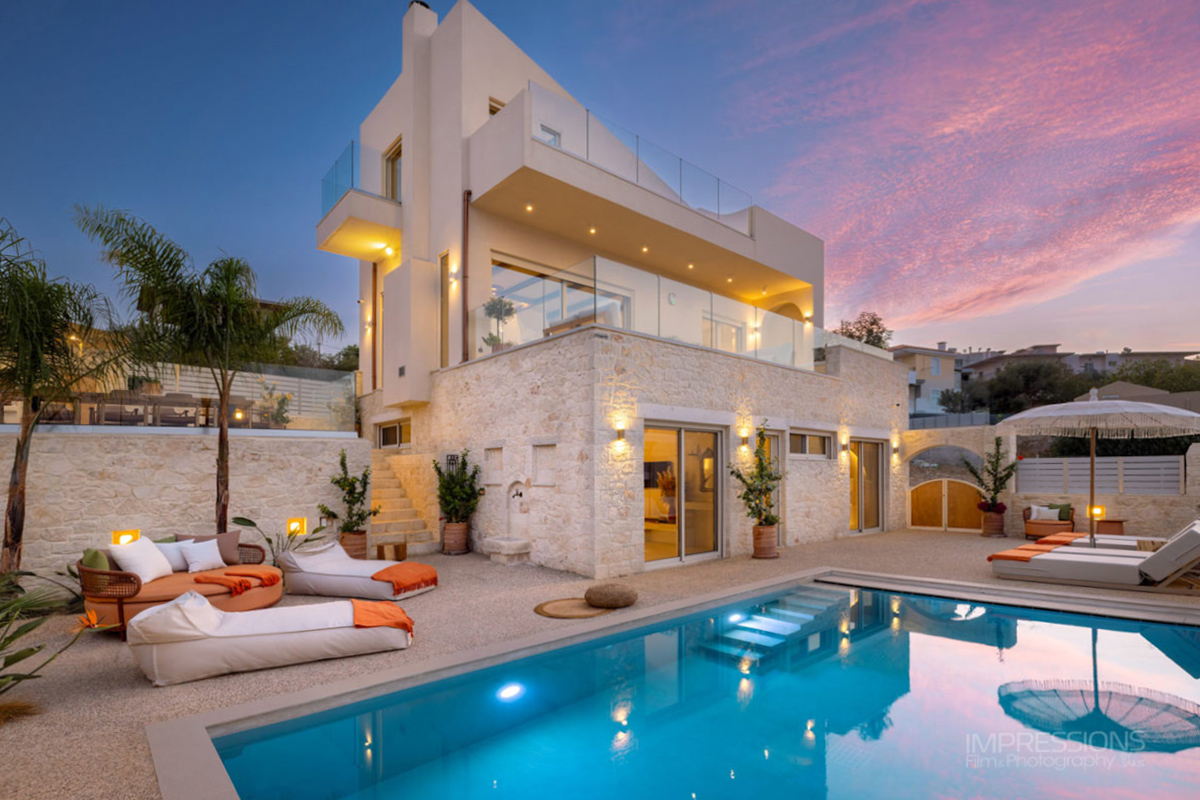 villa architectural photography rethymno crete