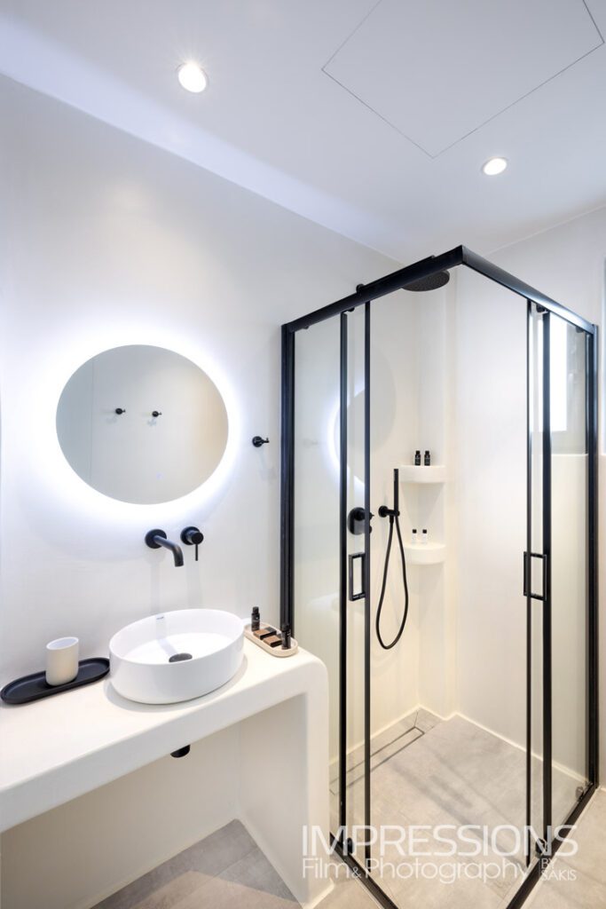 villa bathroom photography naxos greece
