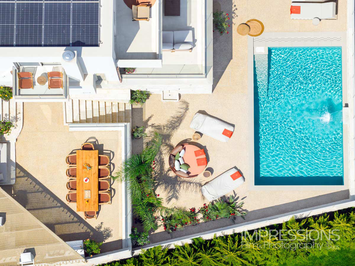 villa drone photography rethymno crete