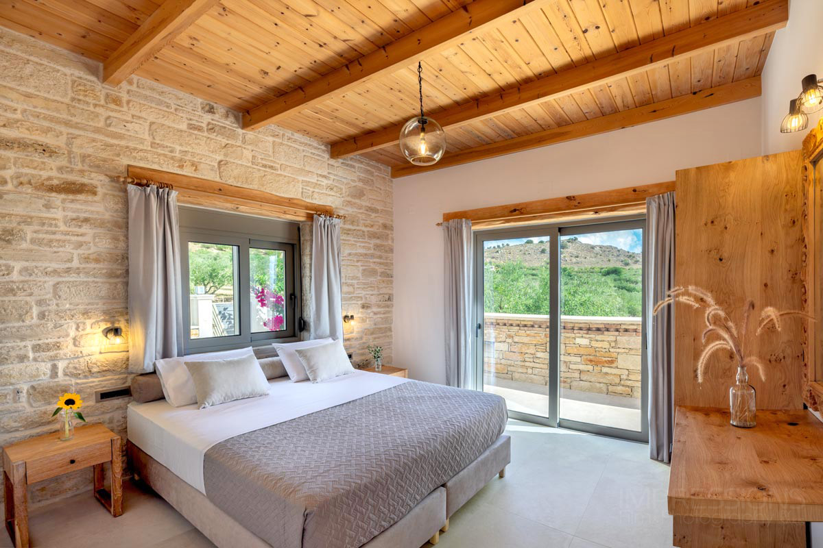 villa interior photography chania crete bedroom