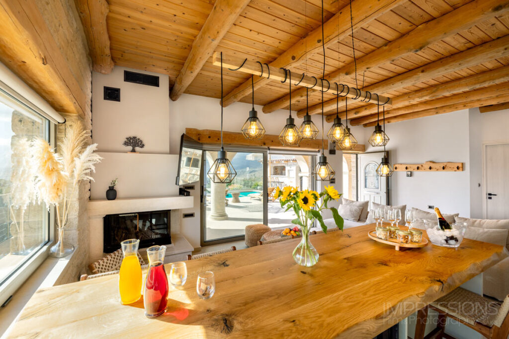 villa interior photography chania crete living dining