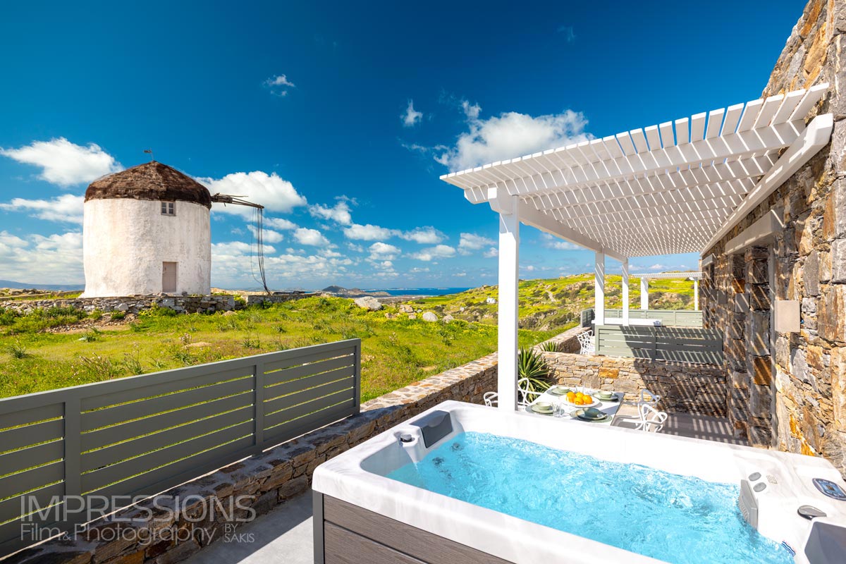 villa photography airbnb naxos greece