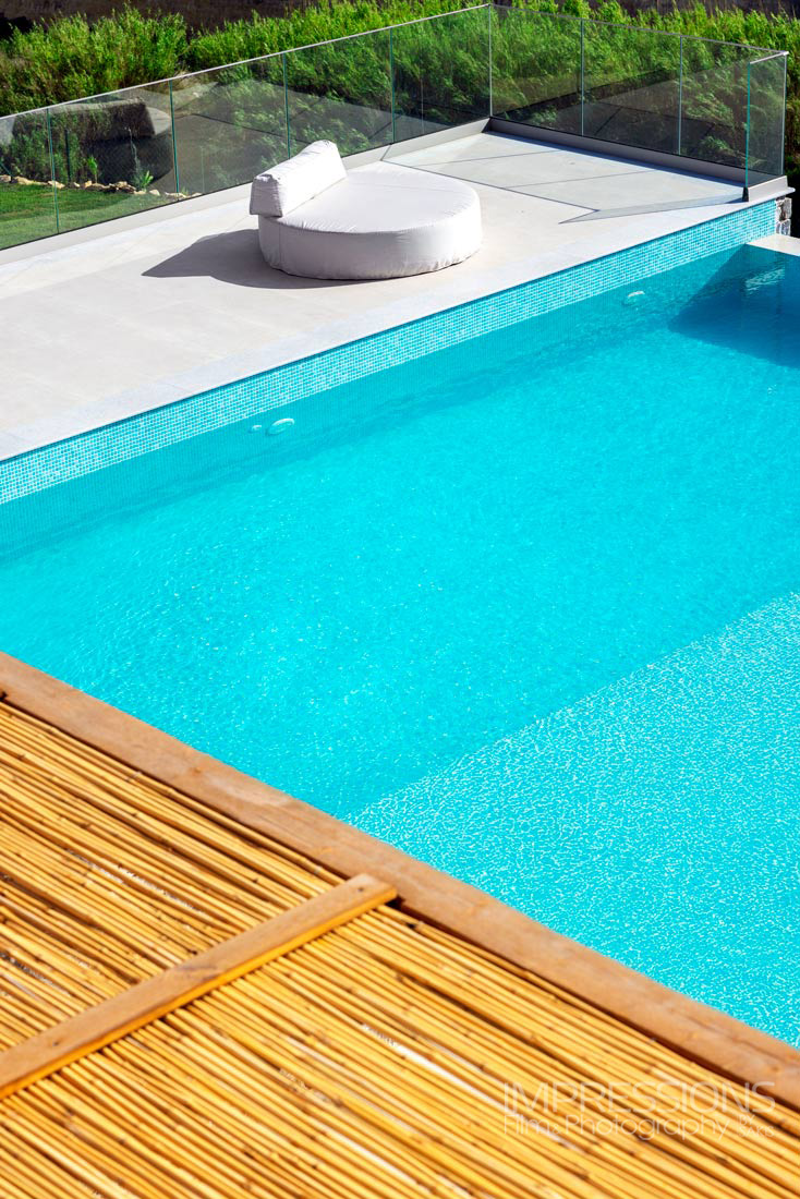 villa pool outdoor design crete