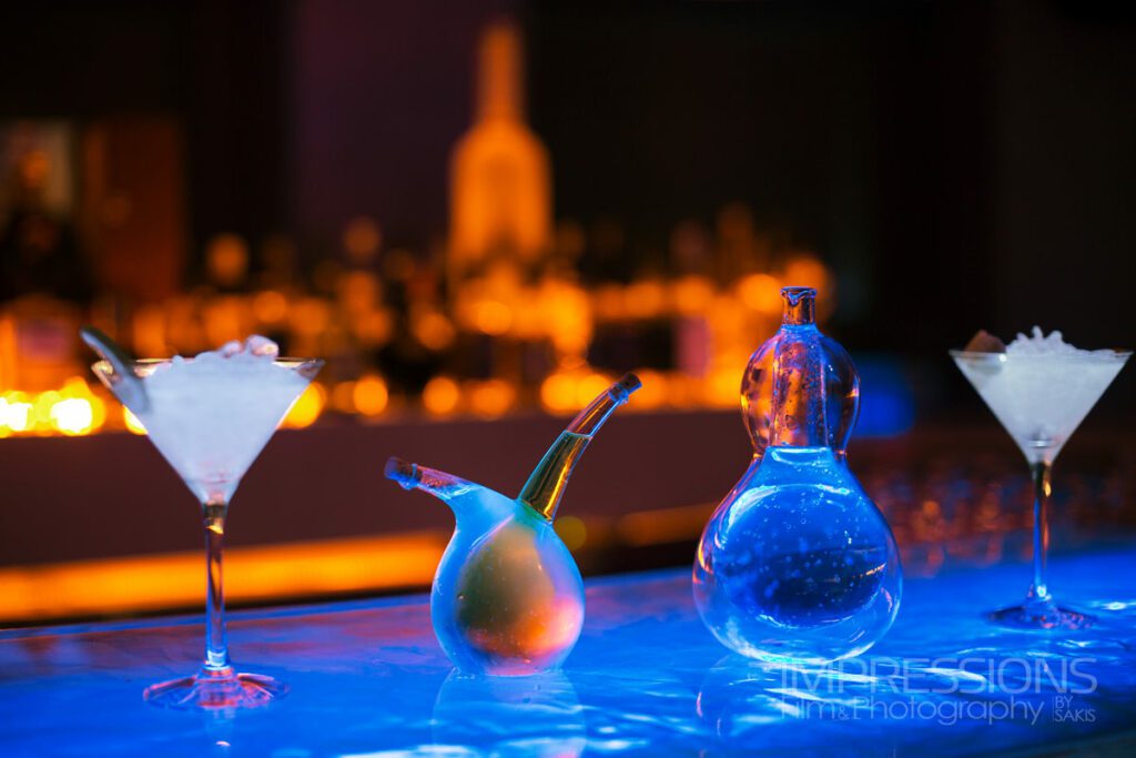 w maldives nightclub cocktails photography