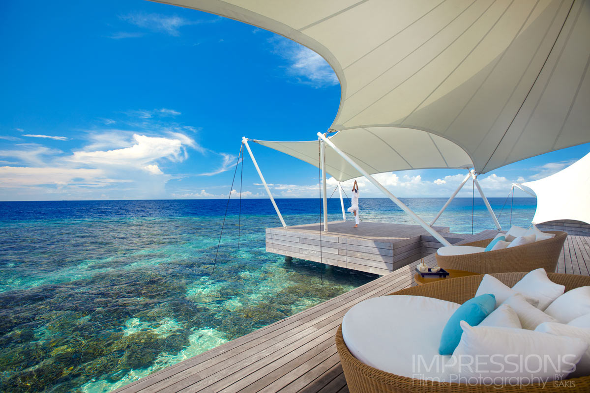 w maldives resort architecture spa lifestyle photography yoga spa